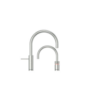nordic-twintaps-round-rustfrit Quooker Nordic Twintaps Round i rustfrit stål med koldt og kogende vand